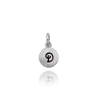 ITI NYC Initial Pendants with Black Enamel in 14K Gold (11mm) (100% Polished with Bail)