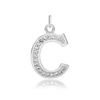 ITI NYC Pro Caption in Sterling Silver (16mm) (100% Polished with Bail - Includes CZs)