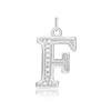 ITI NYC Pro Caption in Sterling Silver (16mm) (100% Polished with Bail - Includes CZs)
