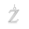 ITI NYC Pro Caption in Sterling Silver (16mm) (100% Polished with Bail - Includes CZs)