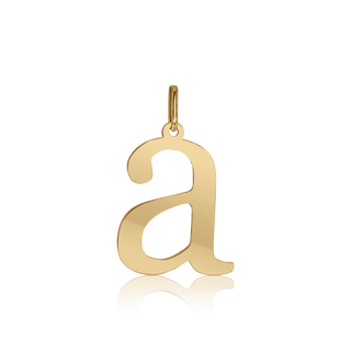 ITI NYC Old Standard in 14K Gold (17-25mm) (100% Polished with Bail)