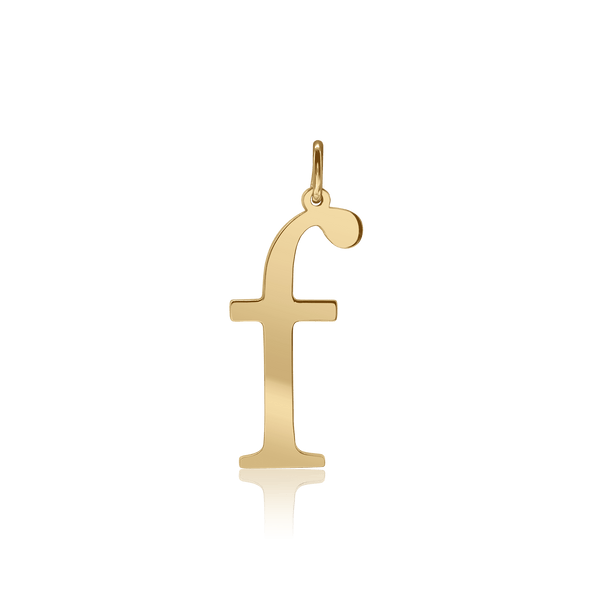 ITI NYC Old Standard in 14K Gold (17-25mm) (100% Polished with Bail)