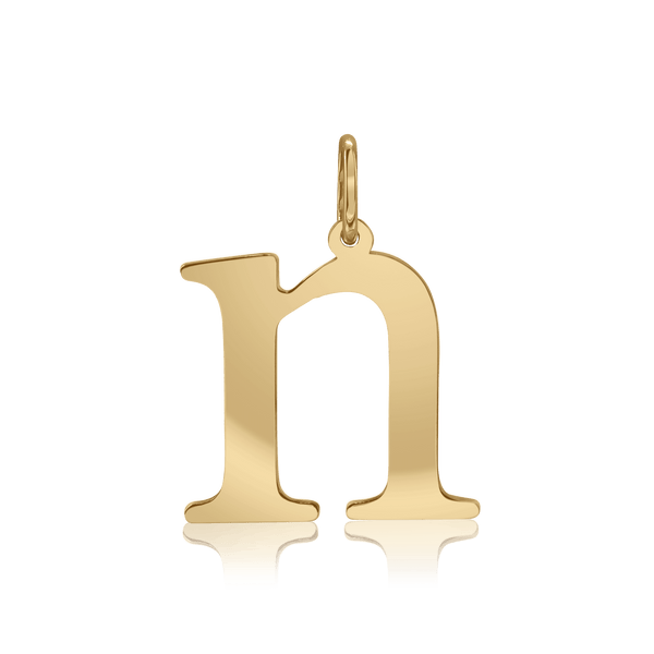 ITI NYC Old Standard in 14K Gold (17-25mm) (100% Polished with Bail)