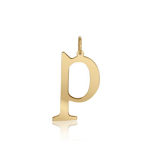 ITI NYC Old Standard in 14K Gold (17-25mm) (100% Polished with Bail)