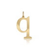 ITI NYC Old Standard in 14K Gold (17-25mm) (100% Polished with Bail)