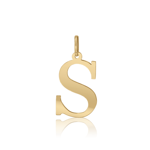 ITI NYC Old Standard in 14K Gold (17-25mm) (100% Polished with Bail)