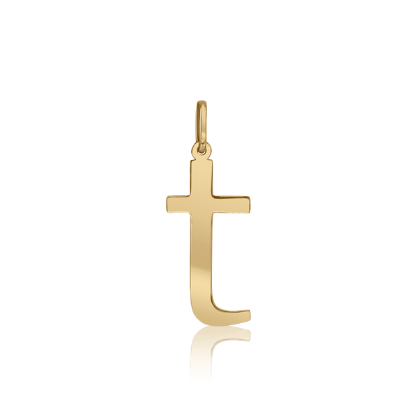 ITI NYC Old Standard in 14K Gold (17-25mm) (100% Polished with Bail)