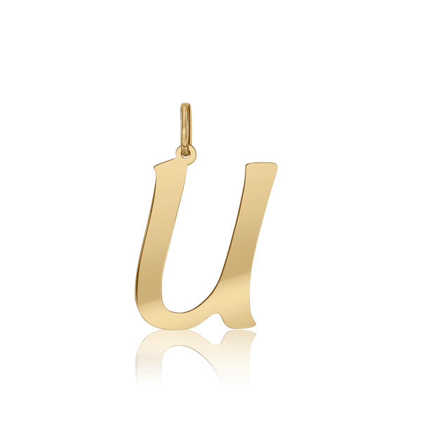 ITI NYC Old Standard in 14K Gold (17-25mm) (100% Polished with Bail)