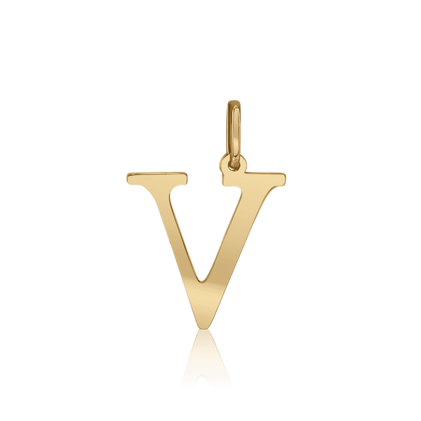 ITI NYC Old Standard in 14K Gold (17-25mm) (100% Polished with Bail)