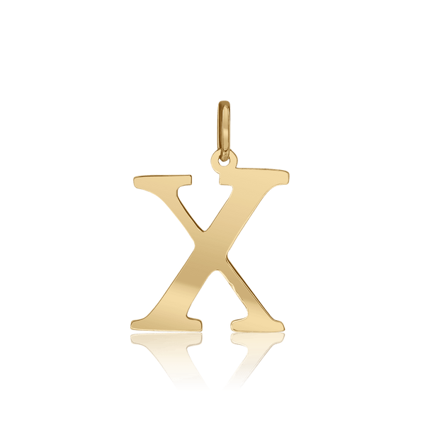 ITI NYC Old Standard in 14K Gold (17-25mm) (100% Polished with Bail)