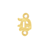 Old English Initials with 2 Jump Rings (4.25 mm)
