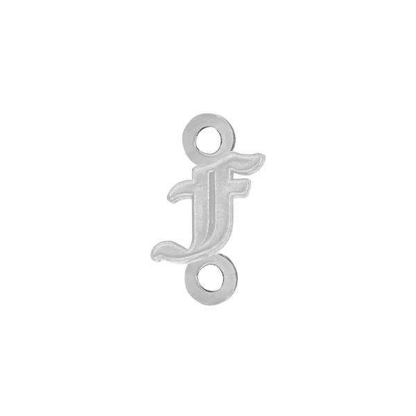 Old English Initials with 2 Jump Rings (4.25 mm)