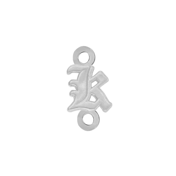 Old English Initials with 2 Jump Rings (4.25 mm)