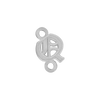 Old English Initials with 2 Jump Rings (4.25 mm)