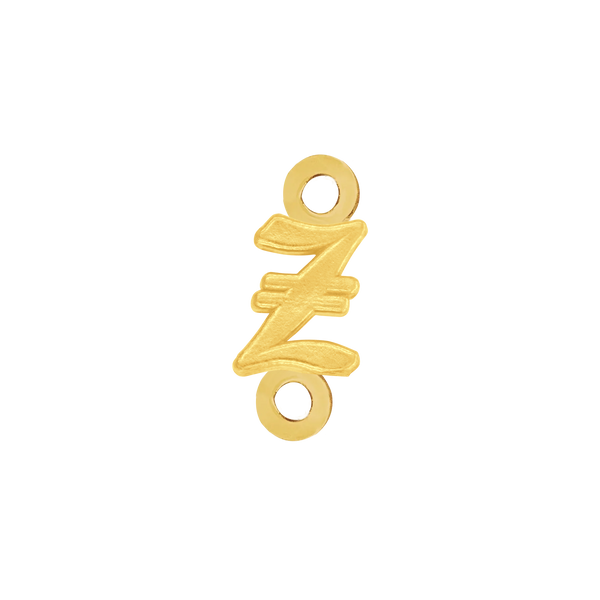 Old English Initials with 2 Jump Rings (4.25 mm)