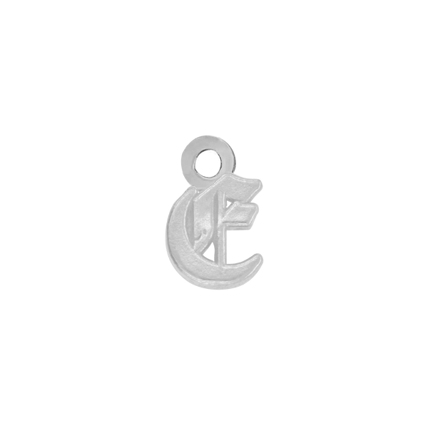 Old English Initials with 1 Jump Ring (4.25 mm)
