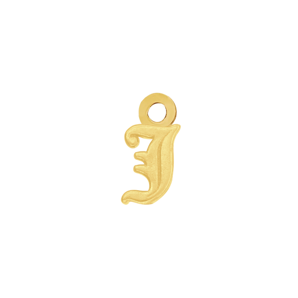 Old English Initials with 1 Jump Ring (4.25 mm)