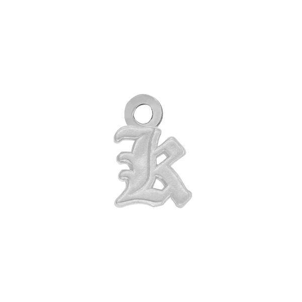 Old English Initials with 1 Jump Ring (4.25 mm)