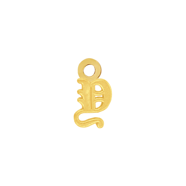Old English Initials with 1 Jump Ring (4.25 mm)