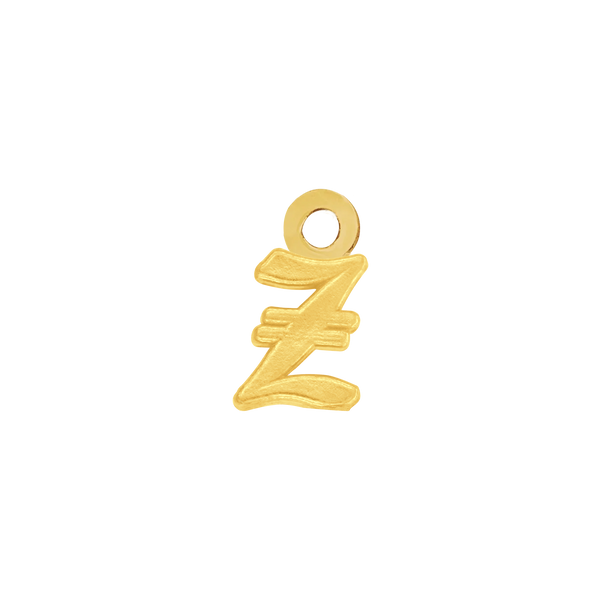 Old English Initials with 1 Jump Ring (4.25 mm)