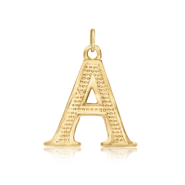 ITI NYC Pro Caption Bold with Beaded Design in Sterling Silver (15mm) (100% Polished with Bail)