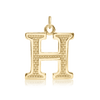 ITI NYC Pro Caption Bold with Beaded Design in 14K Gold (15mm) (100% Polished with Bail)