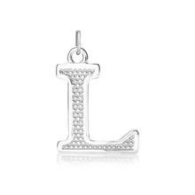 Load image into Gallery viewer, ITI NYC Pro Caption Bold with Beaded Design in Sterling Silver (15mm) (100% Polished with Bail)
