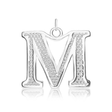 Load image into Gallery viewer, ITI NYC Pro Caption Bold with Beaded Design in Sterling Silver (15mm) (100% Polished with Bail)
