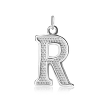 Load image into Gallery viewer, ITI NYC Pro Caption Bold with Beaded Design in Sterling Silver (15mm) (100% Polished with Bail)
