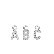 Load image into Gallery viewer, Block Initials (8.57mm) (100% Polished - Includes CZs)
