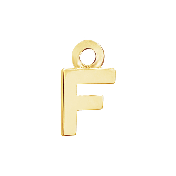Block Initials with 1 Jump Ring (11 mm)