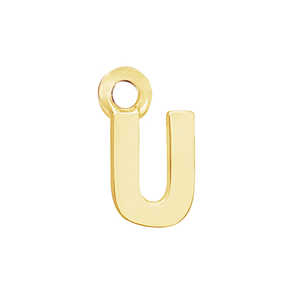 Block Initials with 1 Jump Ring (11 mm)