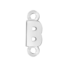Load image into Gallery viewer, Block Initials with 2 Jump Rings (11 mm)
