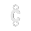 Block Initials with 2 Jump Rings (11 mm)