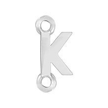 Load image into Gallery viewer, Block Initials with 2 Jump Rings (11 mm)
