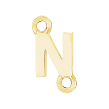 Load image into Gallery viewer, Block Initials with 2 Jump Rings (11 mm)
