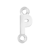 Block Initials with 2 Jump Rings (11 mm)
