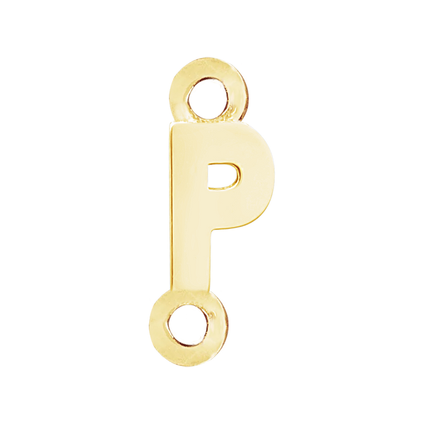 Block Initials with 2 Jump Rings (11 mm)