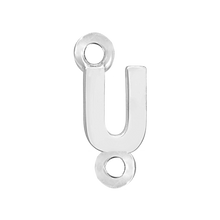 Load image into Gallery viewer, Block Initials with 2 Jump Rings (11 mm)
