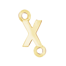 Load image into Gallery viewer, Block Initials with 2 Jump Rings (11 mm)
