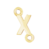 Block Initials with 2 Jump Rings (11 mm)