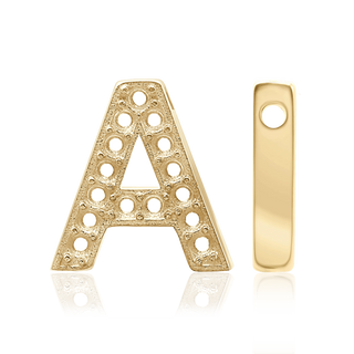 ITI NYC Campton Extra Bold Slider in 14K Gold (12.5mm) (100% Polished)