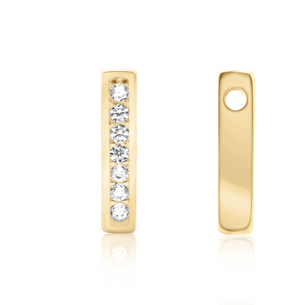ITI NYC Campton Extra Bold Slider in Sterling Silver (12.5mm) (100% Polished)