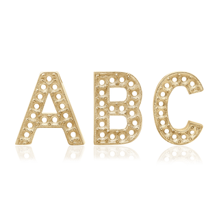 ITI NYC Campton Extra Bold Slider in 14K Gold (12.5mm) (100% Polished)