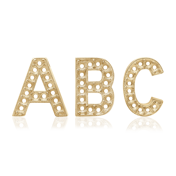ITI NYC Campton Extra Bold Slider in 14K Gold (12.5mm) (100% Polished)