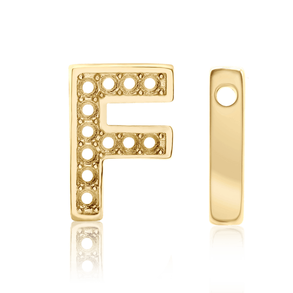 ITI NYC Campton Extra Bold Slider in 14K Gold (12.5mm) (100% Polished)