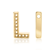 ITI NYC Campton Extra Bold Slider in 14K Gold (12.5mm) (100% Polished)