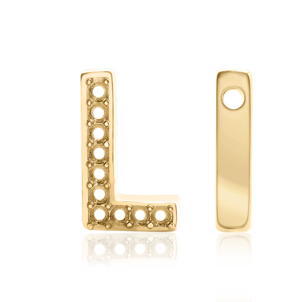 ITI NYC Campton Extra Bold Slider in 14K Gold (12.5mm) (100% Polished)