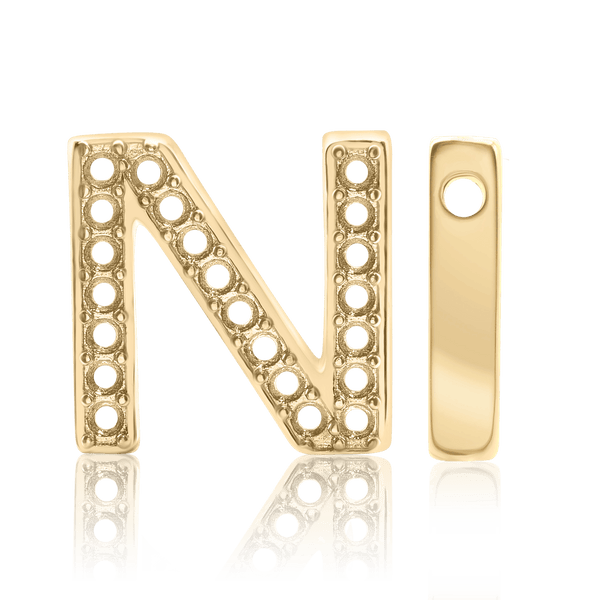 ITI NYC Campton Extra Bold Slider in 14K Gold (12.5mm) (100% Polished)