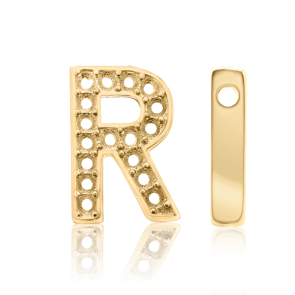 ITI NYC Campton Extra Bold Slider in 14K Gold (12.5mm) (100% Polished)